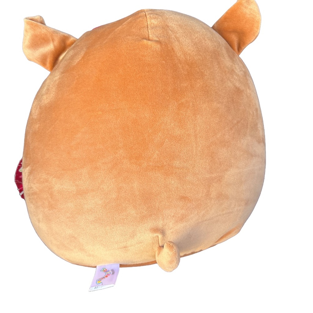 Squishmallows Andres Dog Plush Pink Heart Headband Valentine 12” NWT - Picture 2 of 6